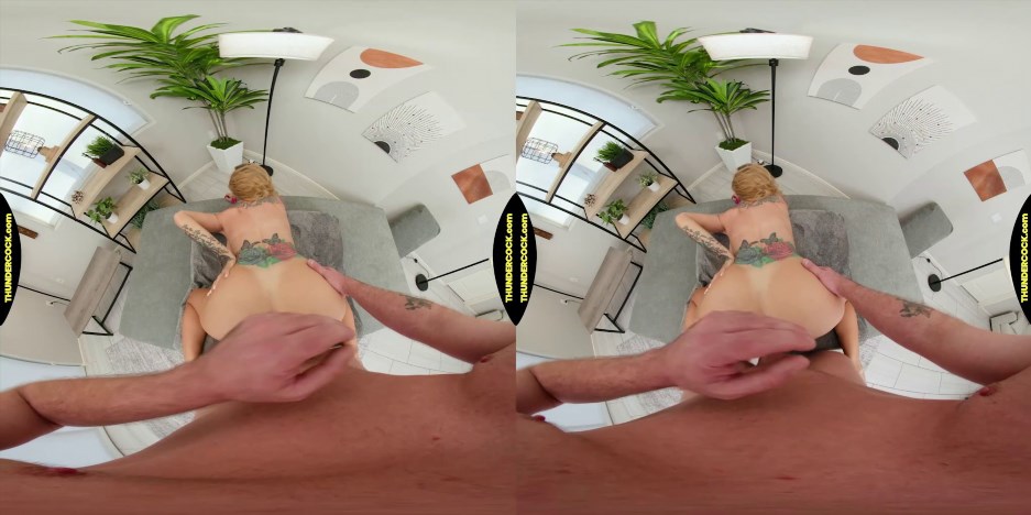 Naughty America VR with Sarah Jessie in Sarah Jessie secretly takes a huge cock to secure her husband's promotion - VR